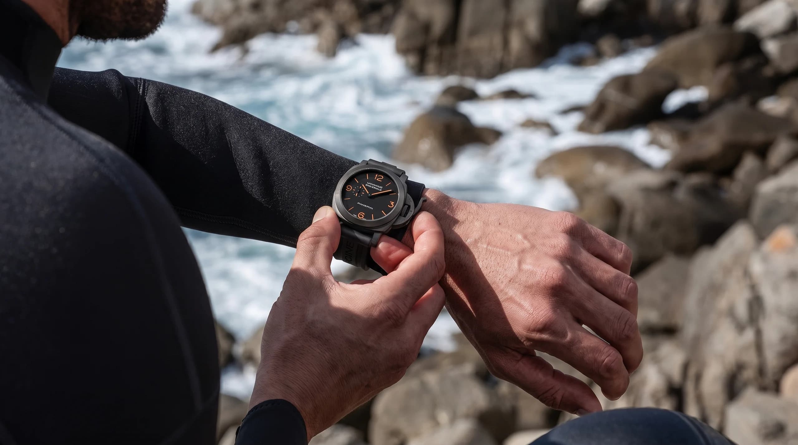 Panerai's Luminor Marina PAM01707 Goes Full Carbotech