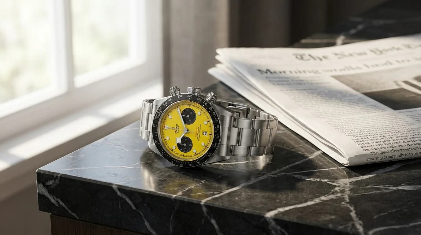 Tudor Finally Shrank the Black Bay Chrono. The Bumblebee Is the One to Buy.